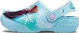 Crocs FL Disney Frozen II Clog T, Obstrucción Unisex niños, Azul Hielo, 23/24 EU
