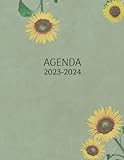 Agenda 2023-2024: 2 zan | Agenda ak chak mwa, planifikatè chak semèn | Kalandriye Soti Janvye 2023 Pou Desanm 2024 | 24 Mwa Oganizatè | Gwo - fòma A4