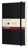 Moleskine - Cuaderno Digital con Páginas Rayadas y Tapa Dura, Apto para Uso con Bolígrafo Moleskine+, Tamaño Grande 13 x 21 cm, Color Negro