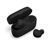 Jabra Elite 5 True Wireless Auriculares Bluetooth Inalámbricos con Cancelación Activa de Ruido (CAR) Híbrida, 6 Micrófonos, Ergonómicos, Altavoces de 6 mm - Hechos para iPhone - Negro - Solo en Amazon