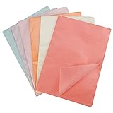 60 Hojas Papel de Seda Colores para Envolver,Papel Seda 6 Elegante Colores,Tissue Paper para Regalos Packing ,Papel de Regalo Brillante para Decorar Regalos, Bodas, Fiestas- 50x35cm