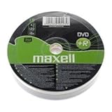 Maxell DVD+R 4.7GB 10 - PK 4,7 GB 10 Pieza(s) - DVD+RW vírgenes (4,7 GB, DVD+R, 120 mm, 10 Pieza(s), 120 min, Policarbonato)