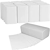 MUNTRADE Zig Zag Hand Dryer Paper Towel, Laminated Double Layer, Box of 3000 Units