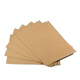 Papel de estraza, 50 hojas, DIN A3, cartón natural, alta calidad, marrón natural, cartón kraft de 260 g; calidad