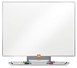 नोबो प्रेस्टीज मैग्नेटिक व्हाइटबोर्ड विट्रीफाइड स्टील, 600x450 मिमी, व्हाइट, 1905219