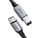UGREEN Cable USB C a USB Tipo B 2.0 Compatible con MacBook Pro, DELL, ASUS, HP, Acer, iPad Pro 2022 para Impresora HP, Epson, Brother, Lexmark,Canon,DAC(1 Metro)