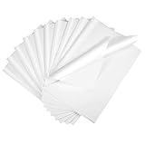 ihaspoko 60 Sheets of White Tissue Paper, 50×35 cm Ho Koaela Pampiri bakeng sa mesebetsi ea matsoho le ho phuthela limpho tse khabisitsoeng.