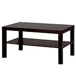 Ikea Mesa de sofá Lack, Color Negro marrón, 90 x 55 cm