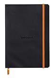 Rhodia Color Soft Cover Goalbook - Cuaderno Flexible, A5, Negro