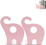 NC Children's Bookends Creative Elephant Iron Books For Kids Stationery Tables Simple Children Animal Bookends 1 Pair 19x12cm