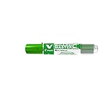 PILOT 6 pake makè Whiteboard V-Board Pointed Tip Master Rechargeable Green
