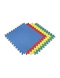 Jardin202 - Esterilla Puzzle para Suelos de Gimnasio y Fitness | Protección de Goma Espuma, Tatami Puzzle Expandible 4 Unid 60x60