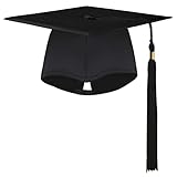 BROADREAM Sombrero de Graduación, Birrete graduacion Adulto, Sombrero de Graduación Ajustable para Celebrar Graduación