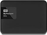 WD My Passport Ultra WDBGPU0010BBK-NESN - Disco Duro Externo portátil (1 TB, USB 3.0), Negro