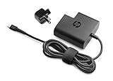 HP Adaptador de Alimentación de Viaje - (USB-C de 65 W, Compatible con Portátiles y Tabletas HP), Color Negro