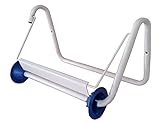 Tecnokit Dispensador portarrollos de papel de pared, para bobinas de papel secador, accesorios de montaje incluidos, 40 x 20 x 23 cm (blanco)