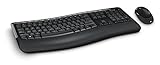 Microsoft – Wireless Comfort Desktop 5050, Ratón y teclado QWERTY español, Negro