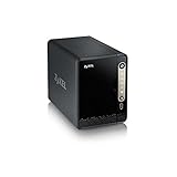 Zyxel Dispositivo de almacenamiento en red NAS [2 módulos] para el hogar con acceso remoto y transmisión multimedia [NAS326]