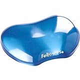 Fellowes Gel Crystals - Reposamuñecas Flexible, Azul