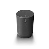 Sonos Move - Altavoz Inteligente con Alexa integrada, portátil y Resistente, con batería integrada, para Escuchar música Dentro y Fuera de casa, Color Negro