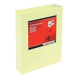 Dohe 30201 - Pack de 500 hojas de papel, A4, color amarillo