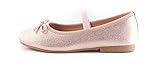 MIGILI 911 Ballarines Nena - Rosa - Girls Ballet Flats (Pink, Size 25 EU)