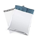 TIME HOME DEVELOPMENT Bolsas de plástico para envíos de paquetes e-commerce autoadhesivas - Sobre embalaje blanco (35X45CM (100 UNIDADES))