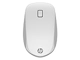 Тонка біла бездротова миша Bluetooth HP Z5000 зі світлодіодним індикатором заряду батареї, двостороннім керуванням