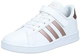 adidas Grand Court C, Sneaker, Footwear White/Vapour Grey Metallic/Light Granite, 34 EU