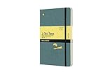Moleskine - 18-Month Weekly Agenda, Weekly Agenda 2021/2022, Week View Agenda 'The Little Prince' Limited Edition, Hard Cover and Elastic Closure, Large Size 13 x 21 cm, Green Color, 208 Pages