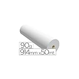 Fabrisa 7910509 - Rouleau de papier pour traceur, 90 g, 914 mm x 50 m