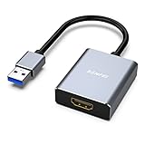 BENFEI Adaptador USB a HDMI, 1080P USB 3.0 a HDMI para PC Laptop Proyector Monitor TV