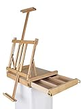 Meister Chevalet de table professionnel en bois de hêtre FSC, pour cadres jusqu'à 80 cm, qualité du fabricant, siège chevalet