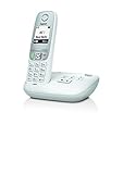 Gigaset A415A - Teléfono inalámbrico con contestador automático (teléfono DECT con función manos libres, pantalla gráfica y fácil manejo) blanco