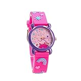 Pret Vadobag Peppa Pig - Reloj analógico para niños, color rosa, correa