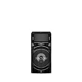 LG XBOOM RN5 - Altavoz Portátil, Bluetooth, 500W 2 Canales, con Lector USB, Radio Dab/FM, Super Bass Boost, Color de Luces LED Variable, Entrada Guitarra, Función Karaoke, Color Negro