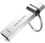 Unidad flash USB, USB 3.0 impermeable Memory Sticks de alta velocidad Pen Drive con llavero USB Stick Datos de almacenamiento externo para PC, computadora portátil, tabletas