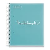 ປື້ມບັນທຶກ Spiral miquelrius notebook 5 ອາລົມ polypropylene cover din a5 microperforated 120 ແຜ່ນ