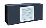 ARREGUI Grid 13000W-S1 Caja fuerte camuflada tras rejilla de ventilación | Caja de seguridad invisible empotrable en pared | Caja Secreta | 20x40x13 cm, 12 L