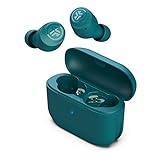 JLab Go Air Pop Auriculares Inalambricos Bluetooth, Wireless Earbuds 24+ Horas Rendimiento con Caja de Carga - Audifonos Bluetooth Inalambricos 3 Niveles de EQ Personalizado Auriculares, Verde Azulado