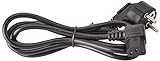 Neklan 2020275 - Cable de alimentación acodado, 1.5 m, color negro