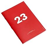 OD OCTÀGONDESIGN 2023 Agenda Mensuel, Format A5 Similaire, Rouge