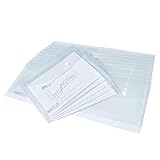 Rapesco 1500 Folder tal-Portfolio tal-plastik Snap, Daqs A5, Ċar, Pakkett ta' 25