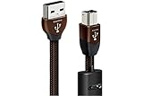 AudioQuest 0.75m Coffee USB A-B - Cable USB (0,75 m, USB A, USB B, 2.0, Male Connector/Male Connector, Negro)