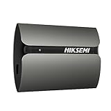 HIKSEMI портативті сыртқы SSD 1 ТБ, оқу жылдамдығы 560 МБ/с дейін, Android, планшет, компьютер, ноутбук (сұр) үшін USB 3.1 типті C сыртқы SSD қатты дискісі - T300S