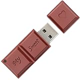Memoria USB de 32GB, BorlterClamp Unidad Flash USB en Forma de Chocolate Novedosa y Lindo Flash Drive Pendrive para Almacenamiento de Datos Externos