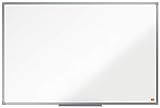 Nobo Pizarra Magnética de Acero Vitrificado, 900 x 600 mm, Marco de Aluminio, Fijado a la Pared con Montaje en las Esquinas, Bandeja para Rotuladores, Gama Essence, Blanco, 1915451