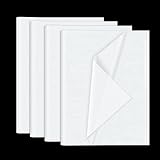 NEBURORA 120 Sheets White Tissue Paper 35 x 50cm White Tissue Paper Bulk for Gift Bags Packaging Floral Filler Crafts Birthday Christmas Wedding Decoration (ສີຂາວ)