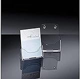Sigel LH112 Porta-folletos de sobremesa acrylic, con 1 compartimento, acrilico resistente a UV, para A5, 1 unds