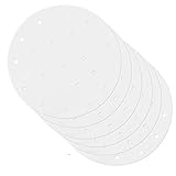 ShawFly 100 piezas de papel de pergamino redondos,papel de hornear redondo desechable para el hogar para hornear pasteles, cocinar, lata, horno tostador, microondas (8)